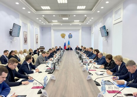 Зал заседаний Псковского областного собрания депутатов