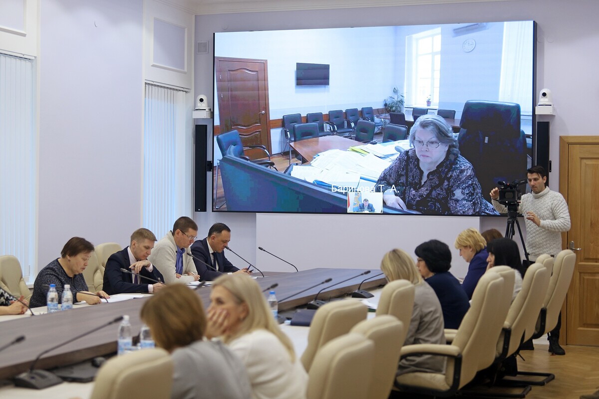 Зал заседаний Псковского областного собрания депутатов 